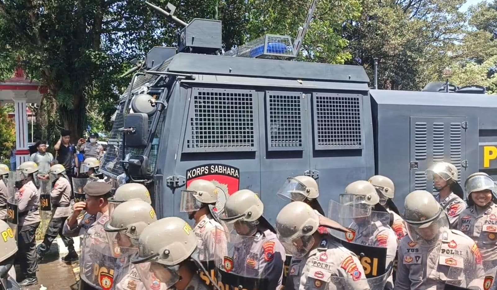 Polresta Banyumas Gelar Simulasi Pengamanan Unjuk Rasa