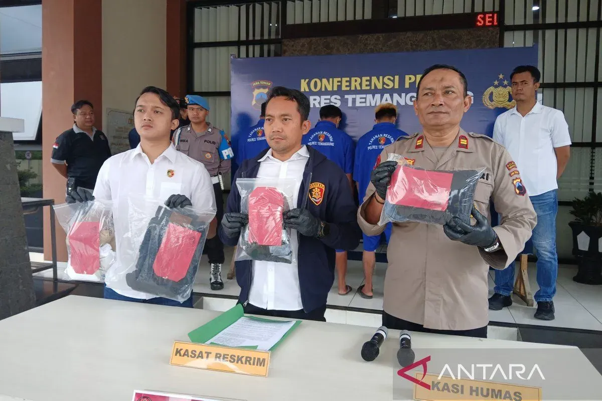 Polres Temanggung Tahan Empat Perusuh dalam Aksi Unjuk Rasa