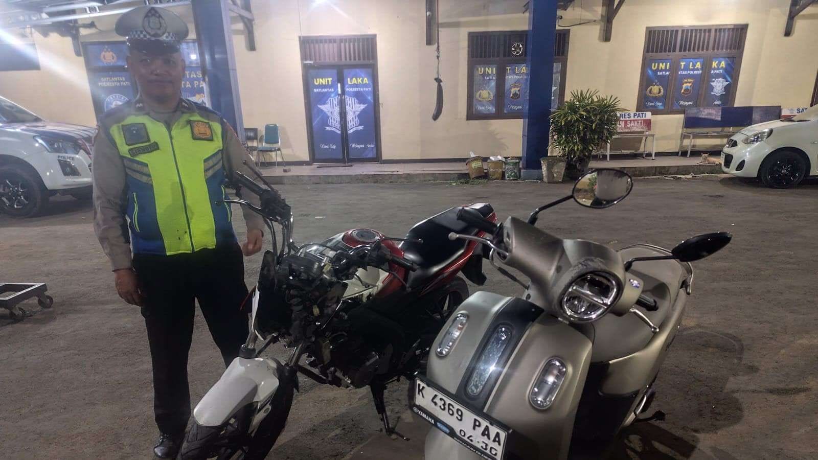Kecelakaan di Jalur Pati-Kudus, Dua Pengendara Motor Terluka Parah