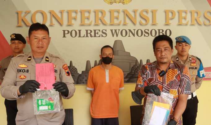 Residivis Narkoba di Wonosobo Kembali Diciduk Polisi dengan Barang Bukti Sabu