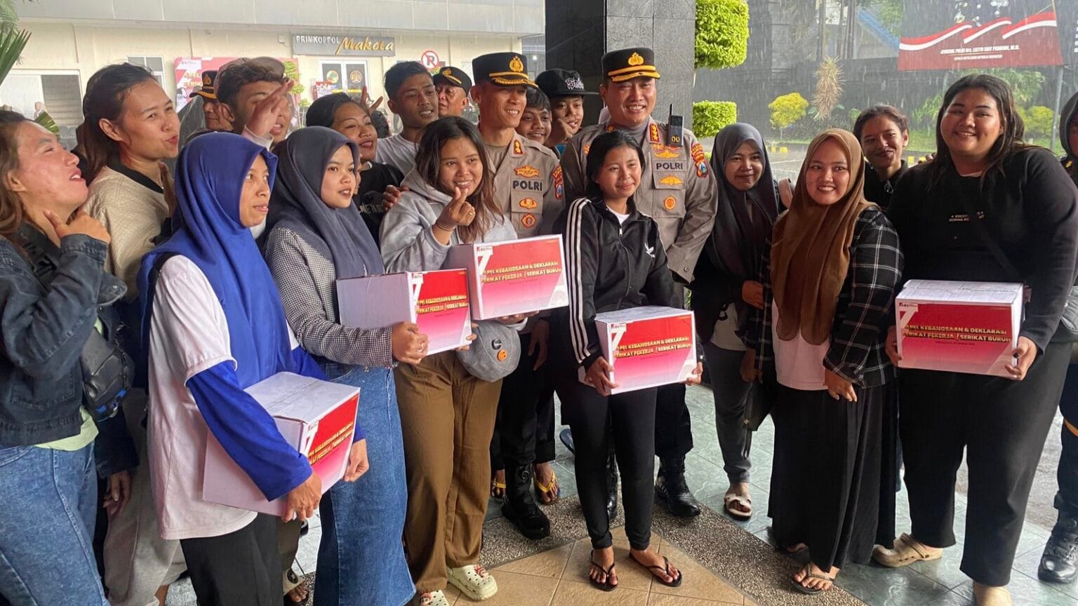 Polresta Malang Kota Ajak Serikat Pekerja Jaga Persatuan Lewat Apel Kebangsaan