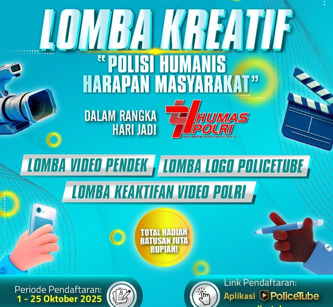 Sambut Hari Jadi ke-74, Polda Jateng Adakan Lomba Kreatif Bertema “Polri Humanis”