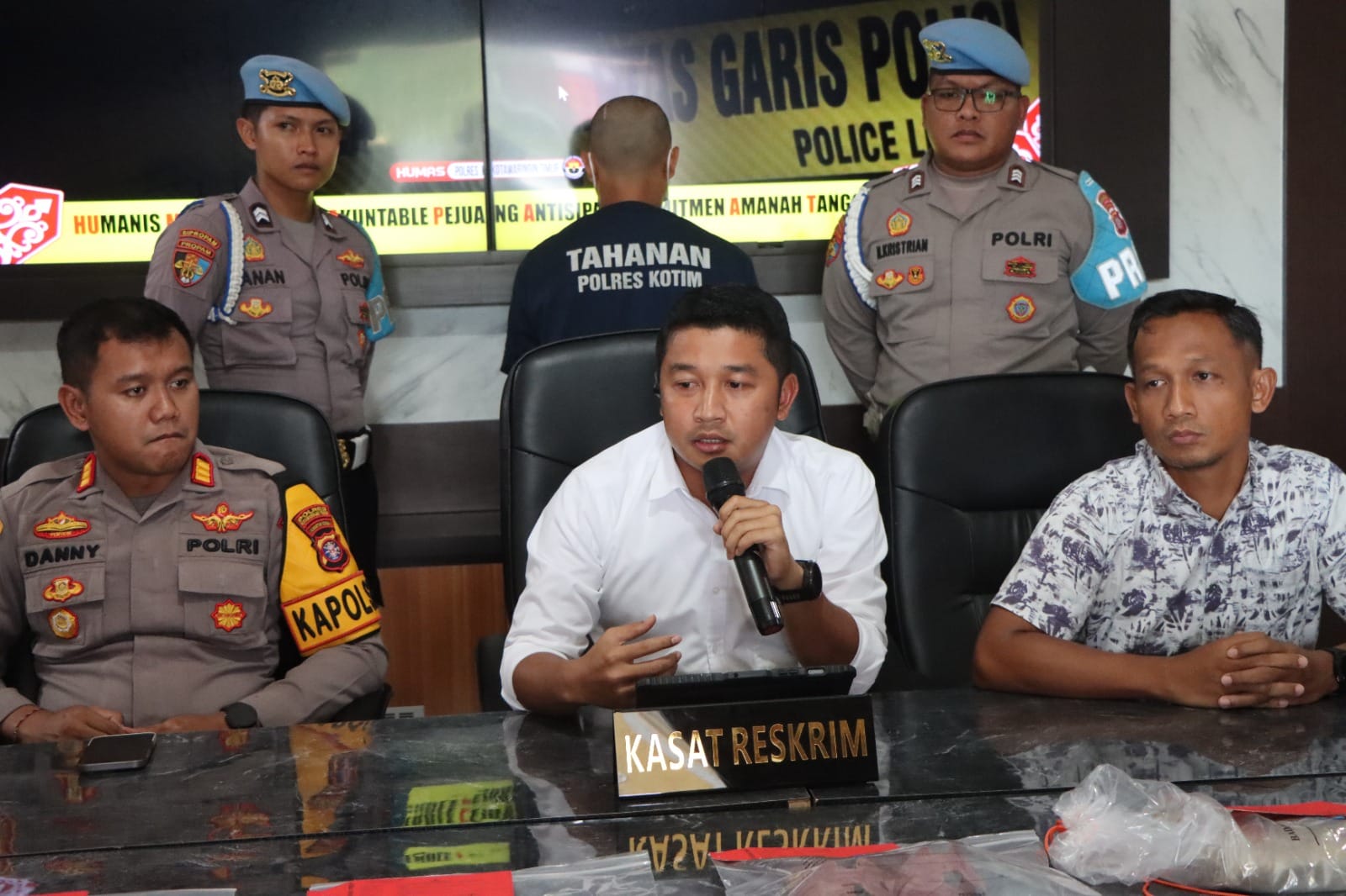 Polres Kotim Ungkap Kasus Pembunuhan dan Perlindungan Anak