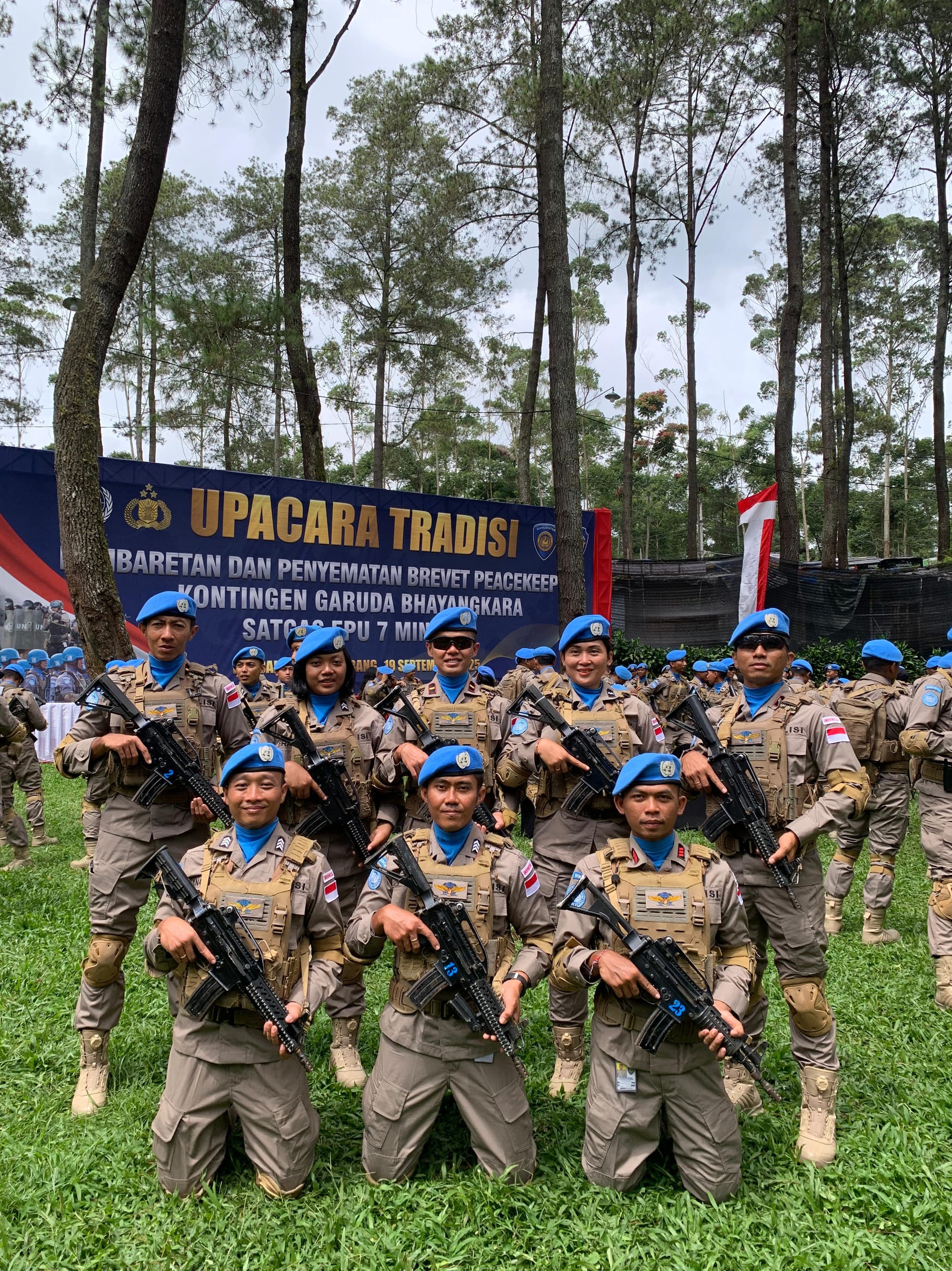 Bangga! Delapan Polisi Polda Bali Terpilih Ikut Misi Perdamaian PBB di Republik Afrika Tengah