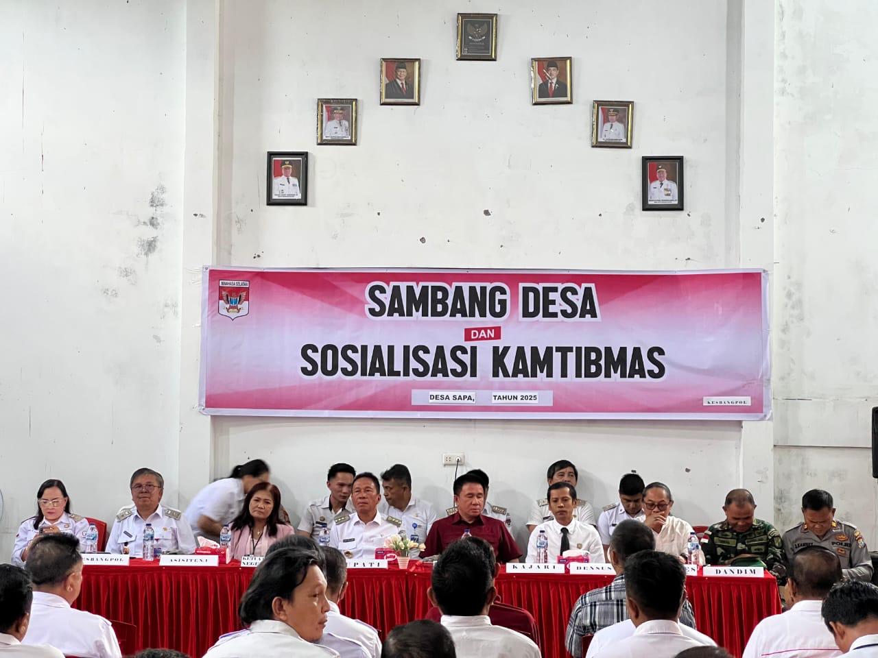 Densus 88 AT Polri Sosialisasikan Kamtibmas dan Pencegahan Paham IRET di Minahasa Selatan