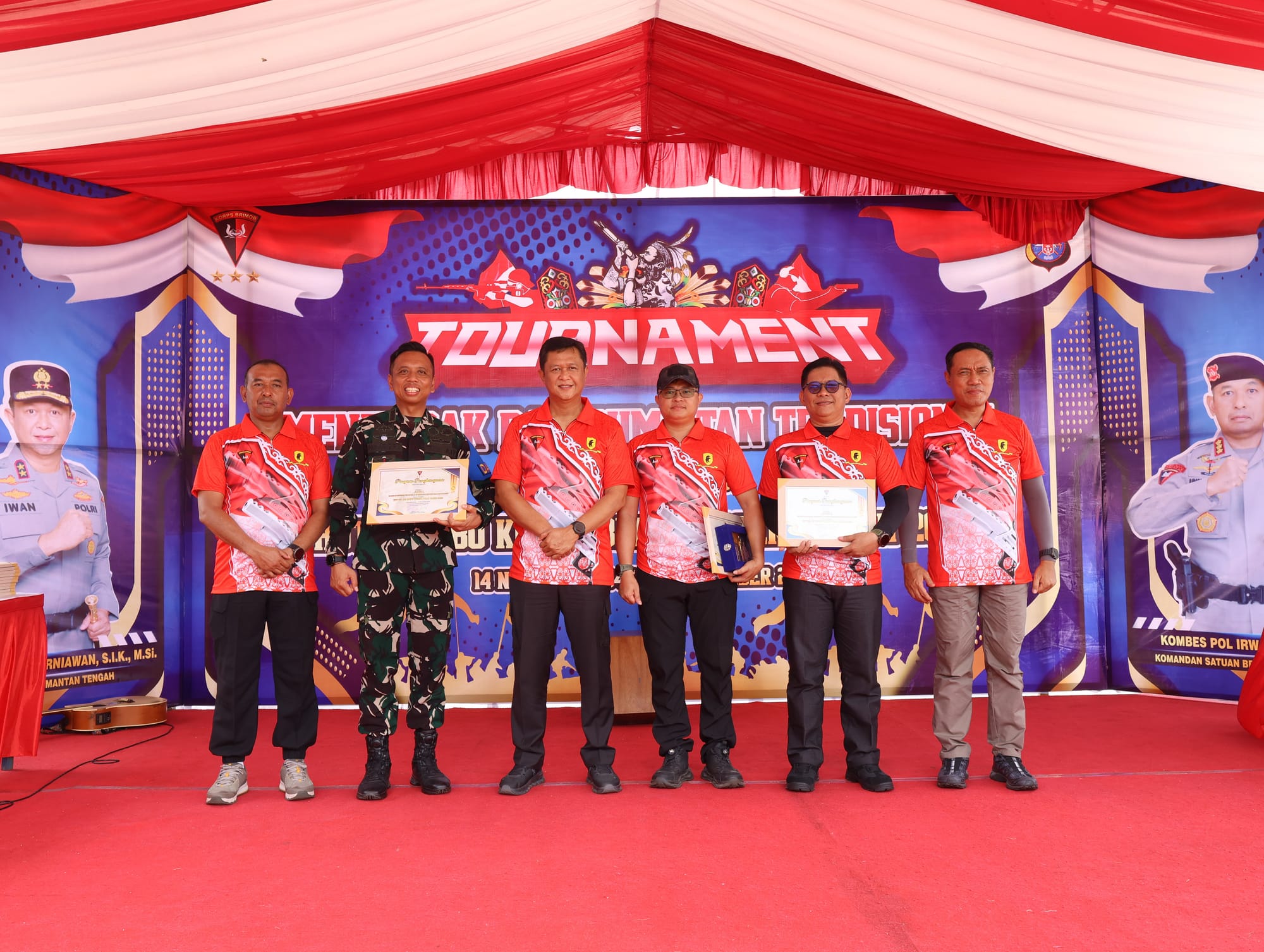 Semarak HUT Brimob ke-80, Kapolda Kalteng Buka Lomba Menembak dan Menyumpit Bernuansa Budaya Dayak