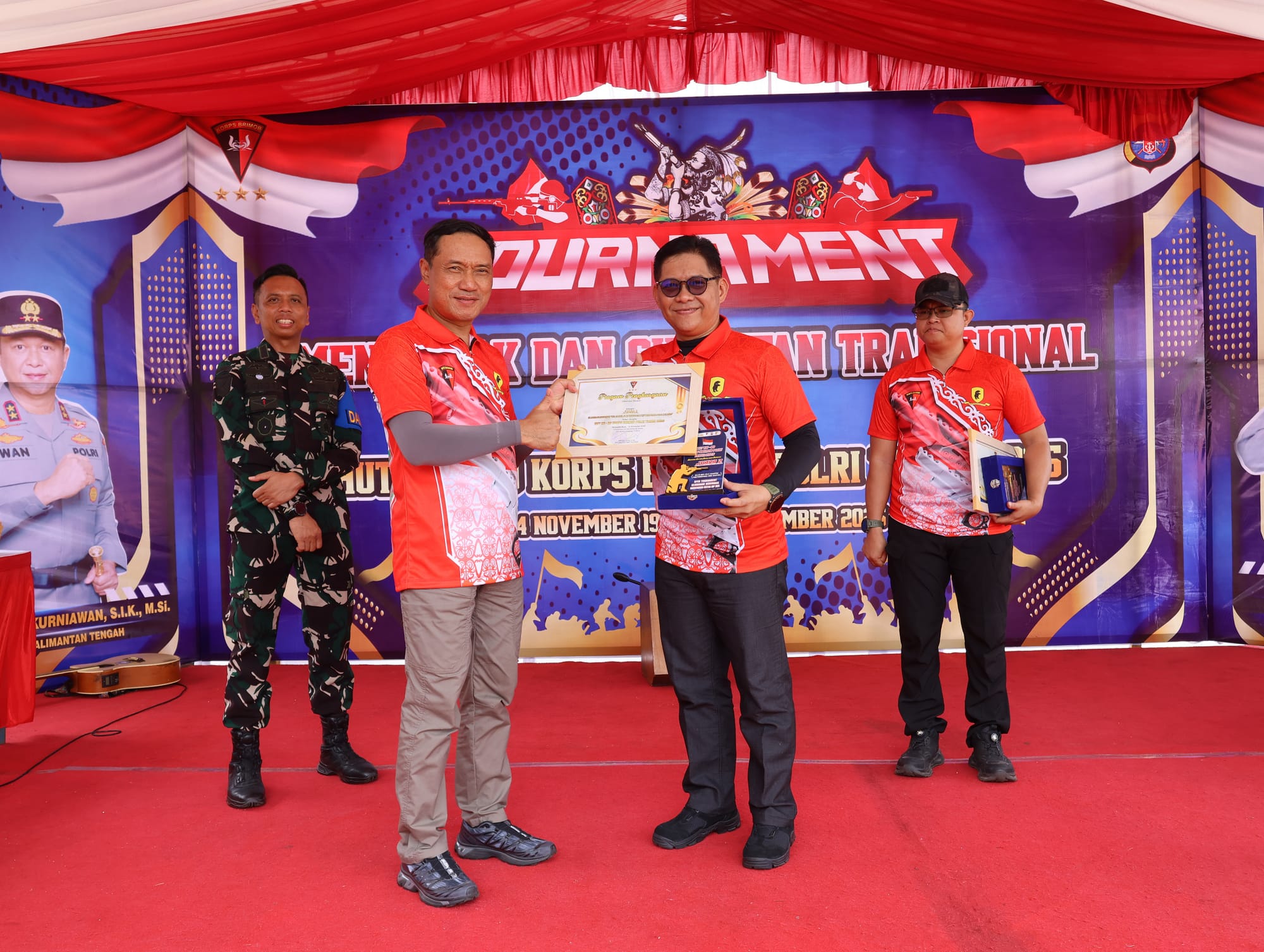 Kapolda Kalteng Buka Lomba Menembak dan Menyumpit HUT Brimob ke-80, Ajak Lestarikan Budaya Dayak