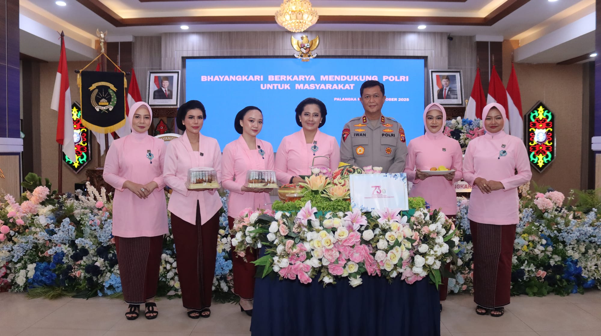 Rayakan HKGB Ke-73, Polda Kalteng Berbagi Tali Asih untuk Dukung Pendidikan Akademik