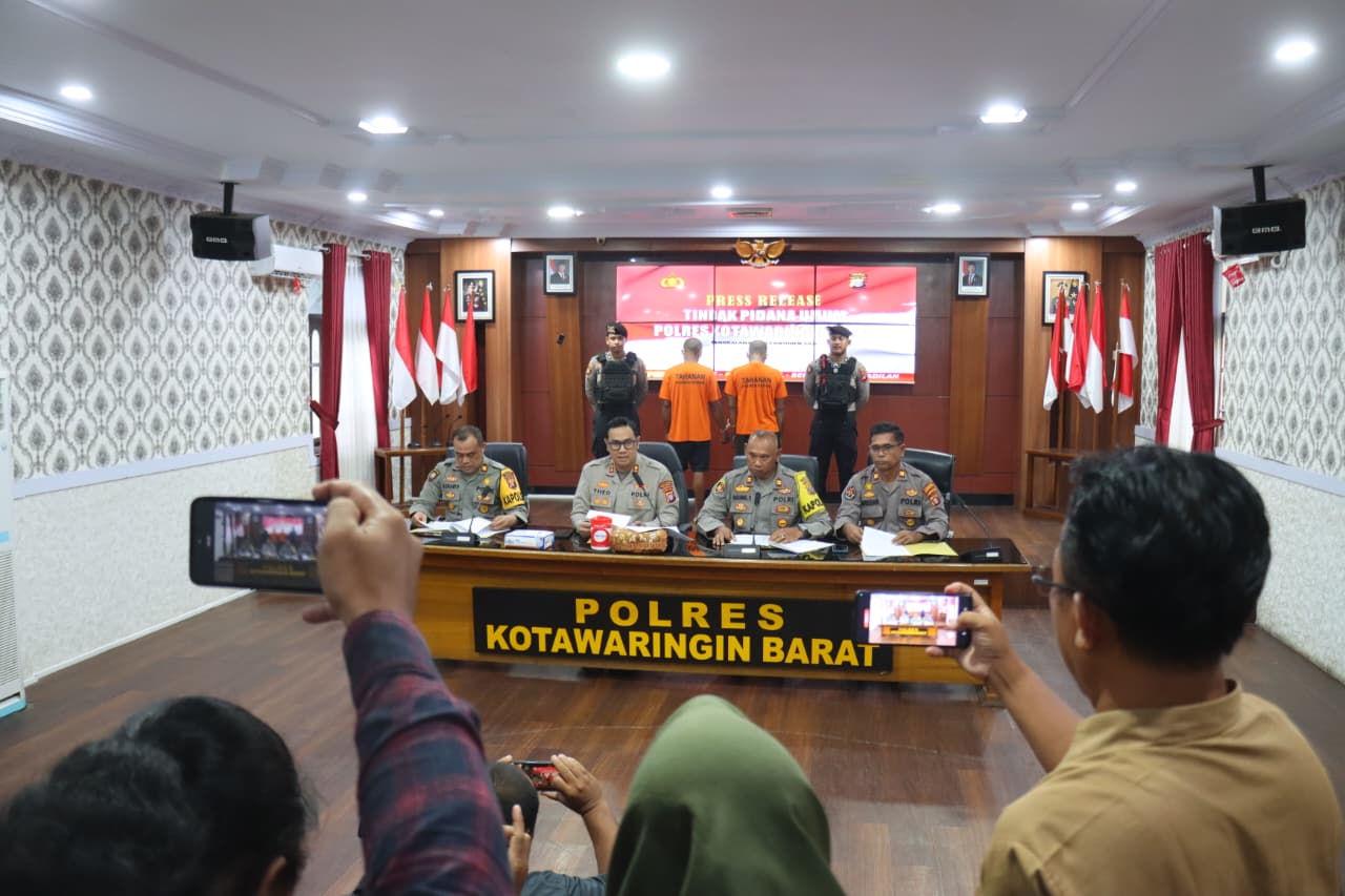 Nekat Curi Puluhan Motor, Dua Pria Ganteng Ditangkap Polisi di Kobar