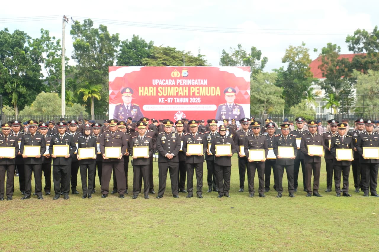 Dedikasi untuk Swasembada Pangan, 32 Personel Ditreskrimsus Polda Kalsel Terima Apresiasi Gubernur
