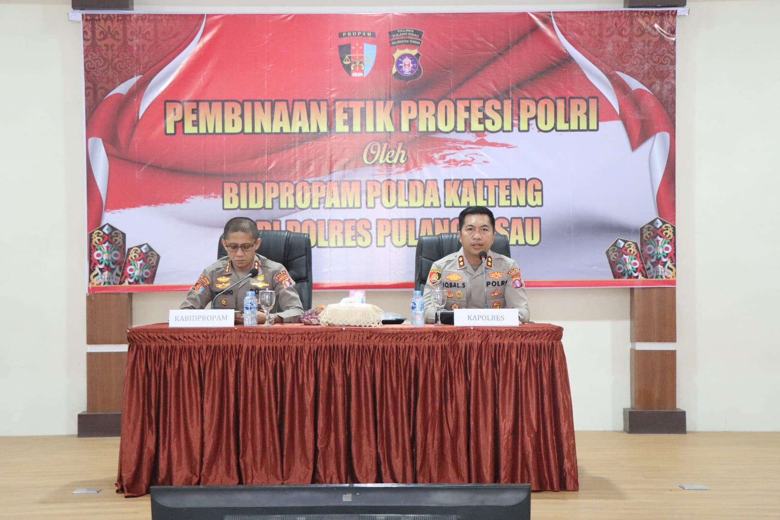 Bidpropam Polda Kalteng Berikan Pembinaan Etik dan Disiplin di Polres Pulang Pisau