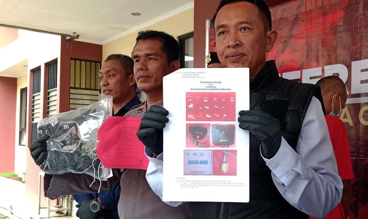 Satresnarkoba Polres Magelang Kota Bekuk Dua Pemakai Sabu