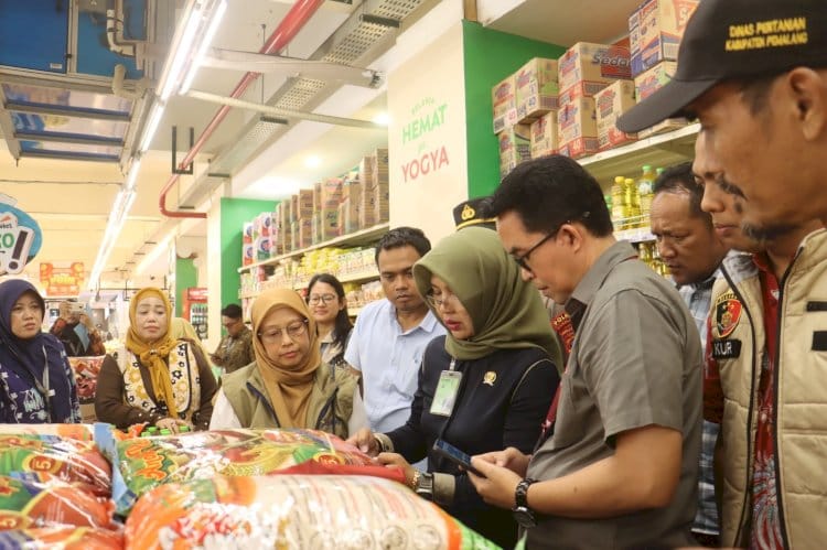 Satgas Polda Jateng Gelar Sidak Harga Sembako di Sejumlah Pasar Pemalang