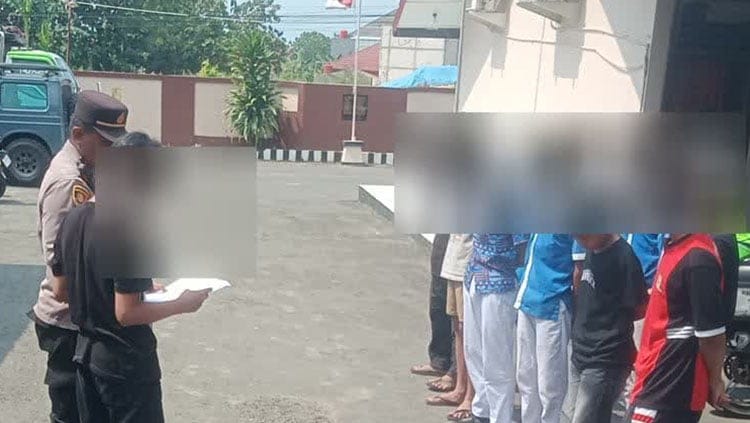 Cegah Tawuran di Pati, Polisi Amankan 12 Pelajar dari Geng Remaja