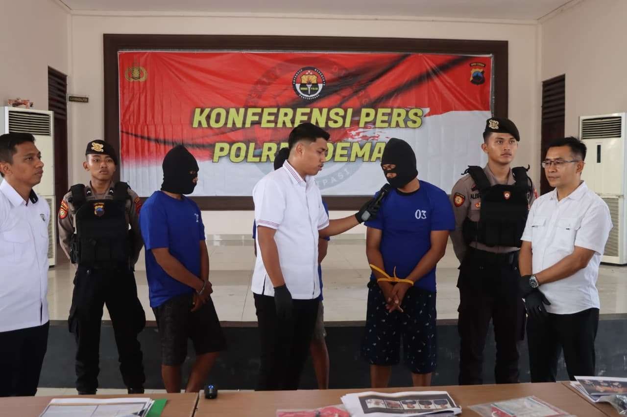 Polres Demak Bekuk Komplotan Curanmor, Dua Pelaku Berhasil Ditangkap