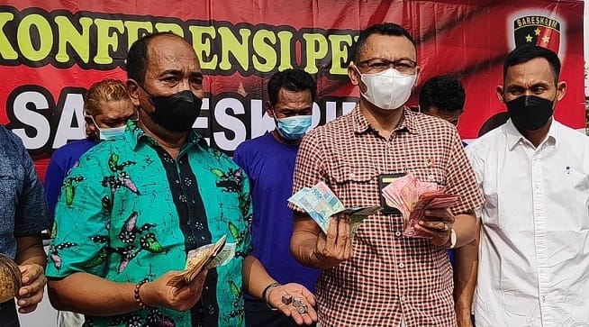 Tiga Pelaku Judi Dadu Diamankan Satreskrim Polres Rembang