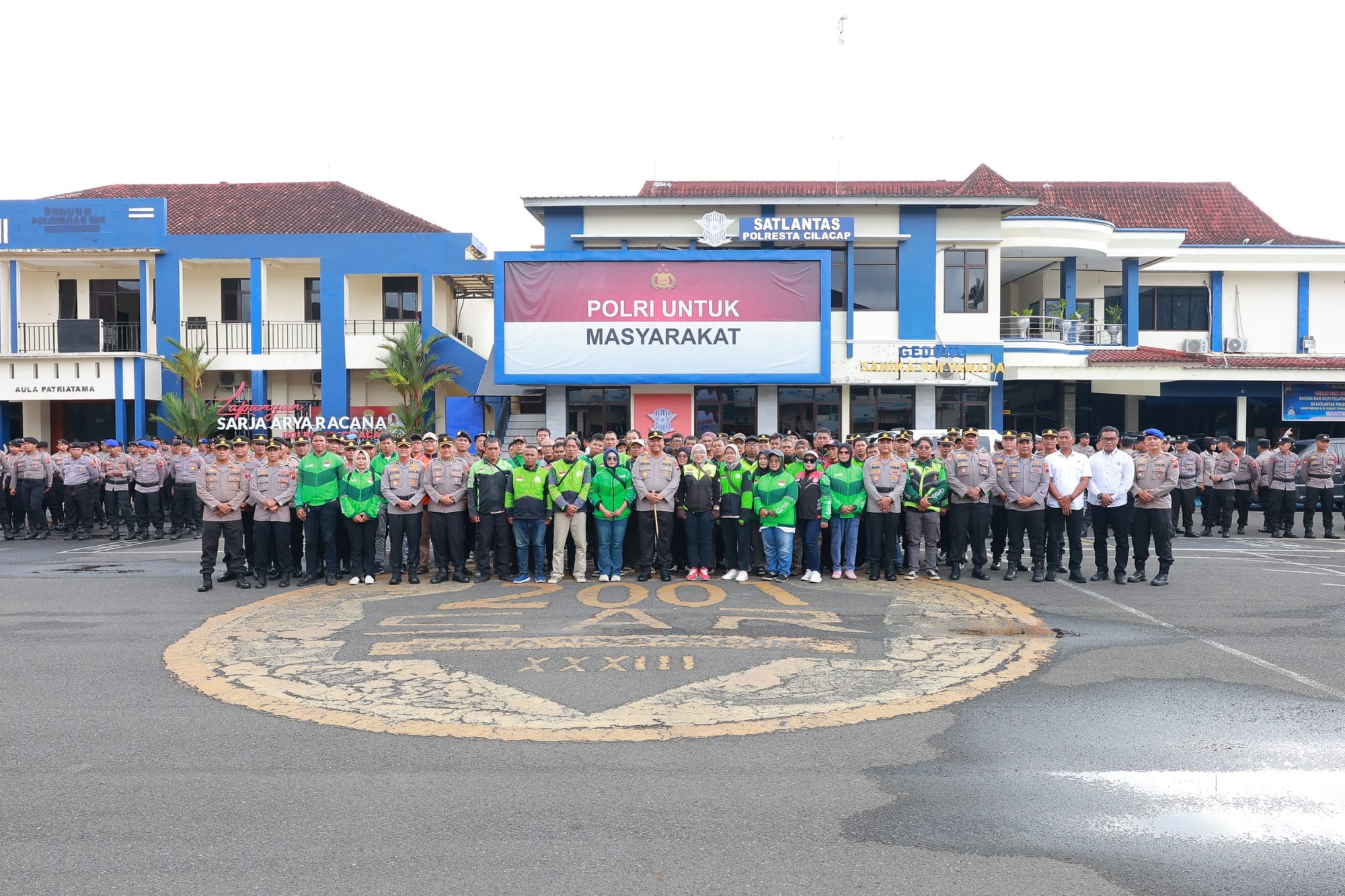 Polresta Cilacap Gandeng Komunitas Ojol untuk Perkuat Kamtibmas dan Keselamatan Berlalu Lintas