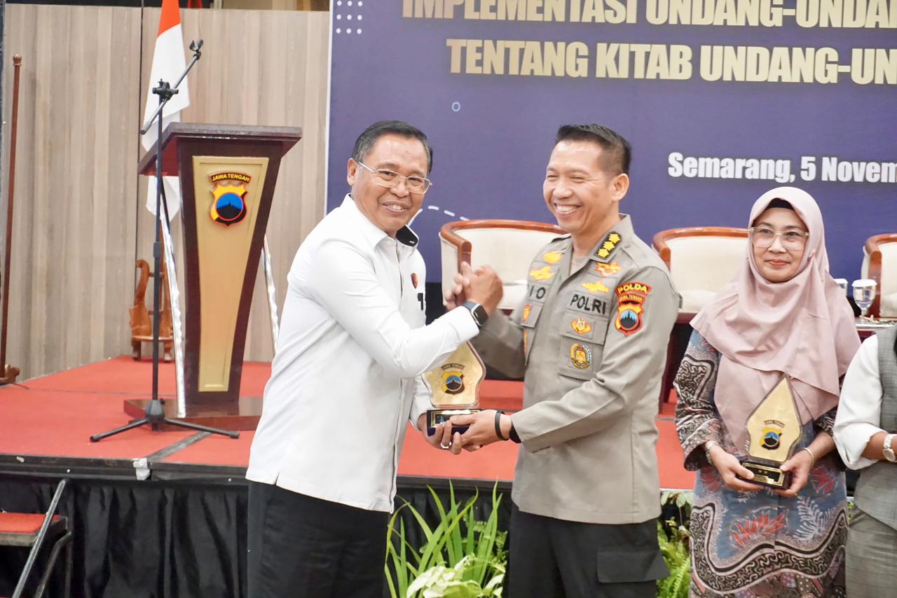 Pemahaman Aparat Hukum Ditingkatkan, Polda Jateng Adakan Sosialisasi KUHP Baru