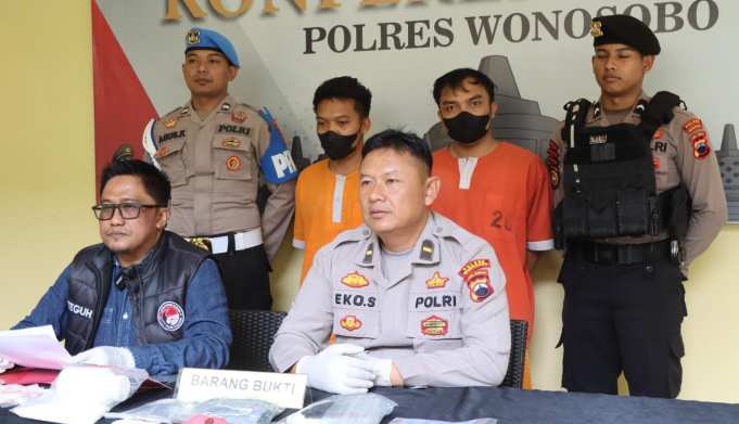 Polisi Amankan Dua Pengedar Narkoba di Wonosobo