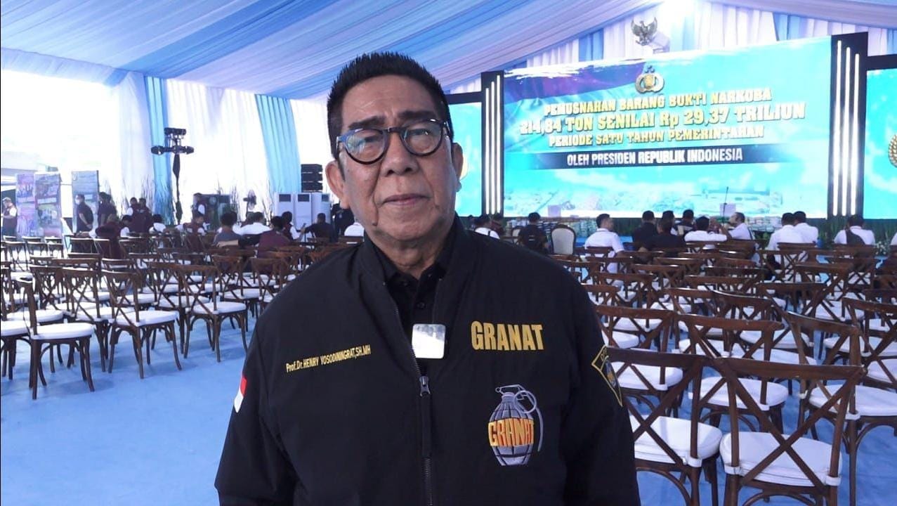 Polri Diapresiasi Ketua Umum DPP GRANAT atas Keberhasilan Ungkap dan Musnahkan Narkoba