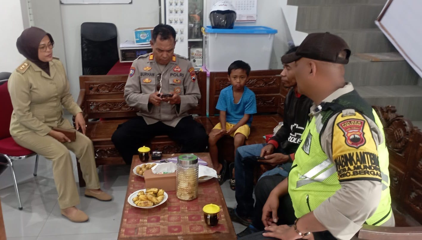 Bocah 7 Tahun Tersesat di Ungaran Berhasil Dipertemukan Kembali dengan Keluarga
