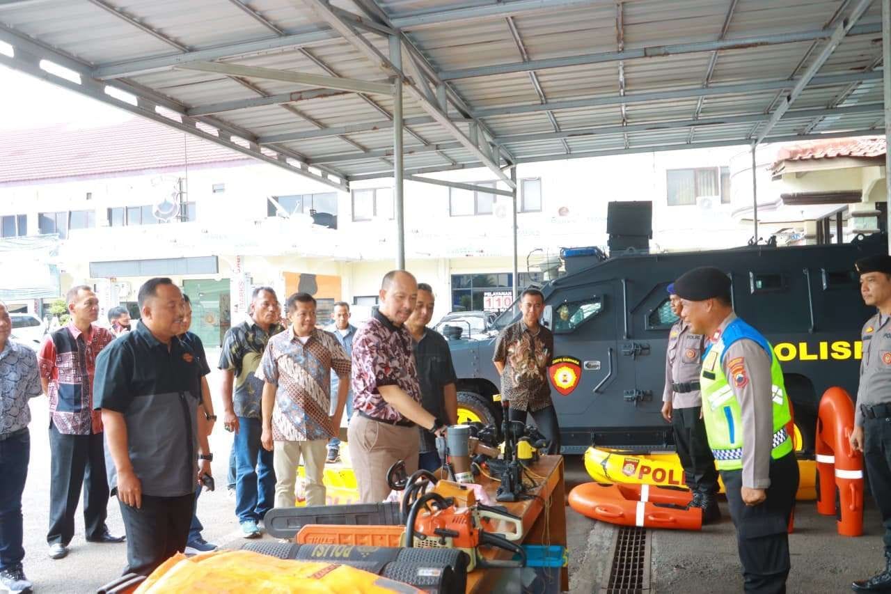 Polda Jateng Tinjau Kesiapan SAR Polresta Cilacap Hadapi Potensi Bencana