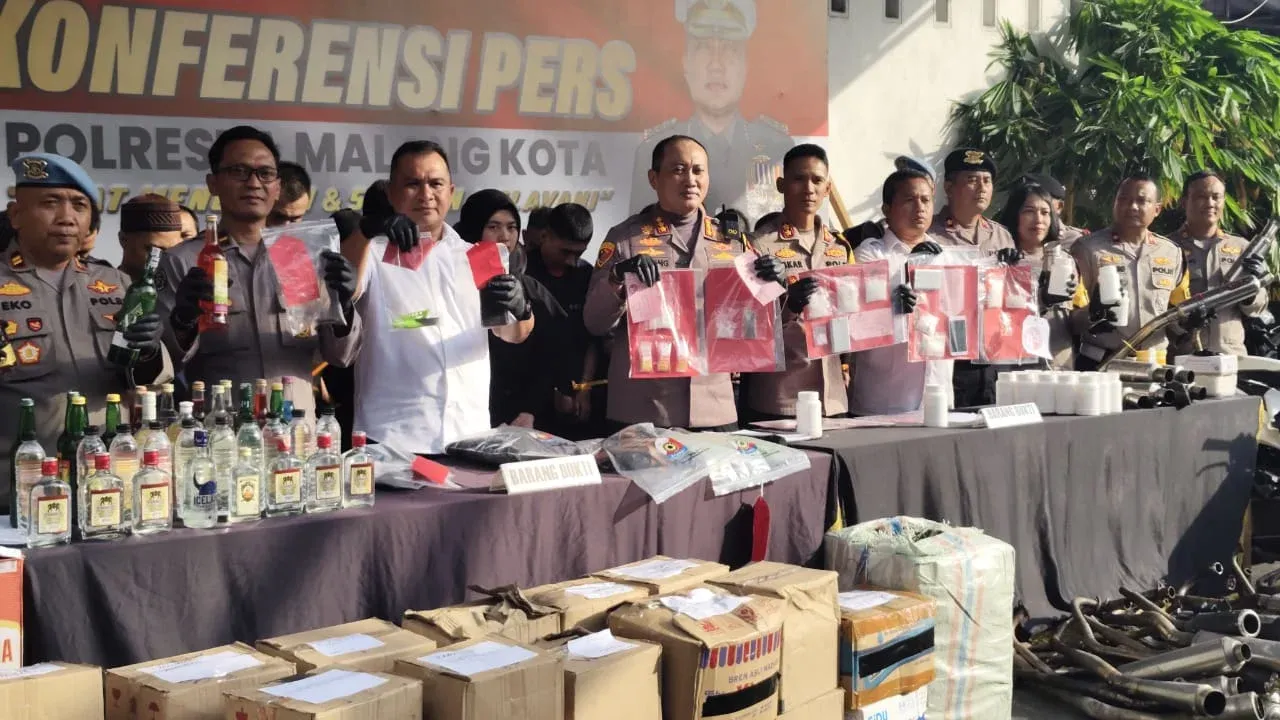 Ungkap Kasus Besar Narkoba, Kinerja Satresnarkoba Polresta Malang Tuai Apresiasi Kapolresta