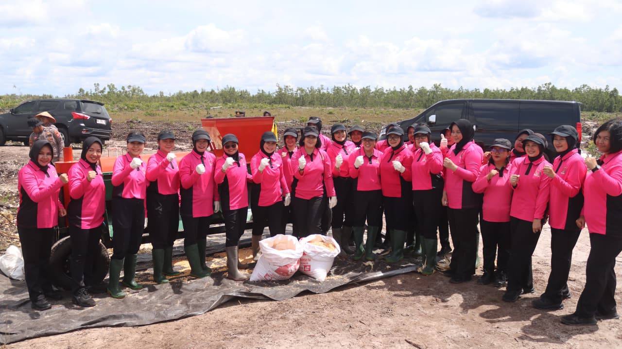 Polda Kalteng Bersama Bhayangkari Gelar Panen Raya Jagung, Perkuat Ketahanan Pangan di Rakumpit