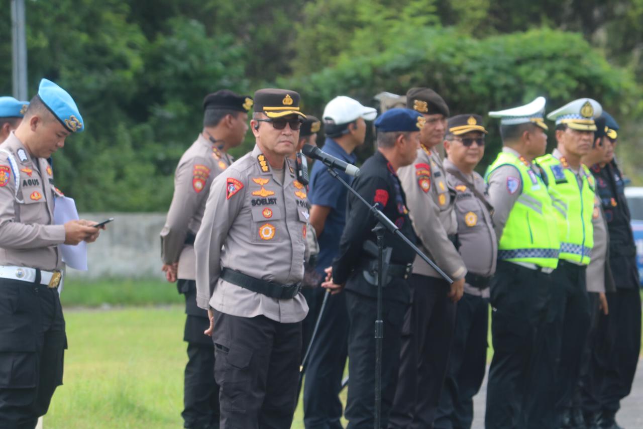 Ratusan Personel Polda Bali Amankan Event DWP 2025 di GWK Bali