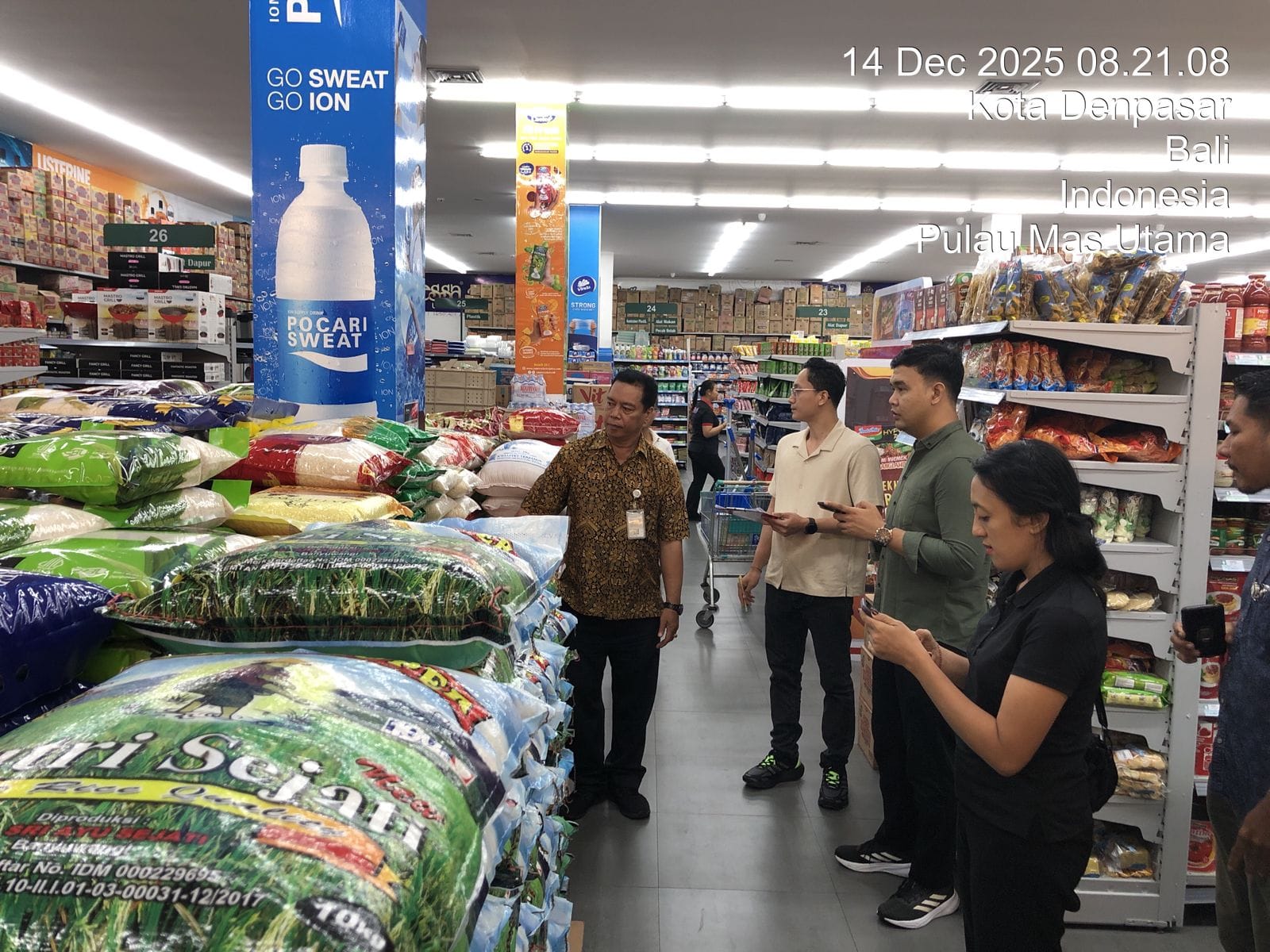 Sidak Harga Beras, Satgas Pangan Polda Bali Tuai Apresiasi dari Masyarakat