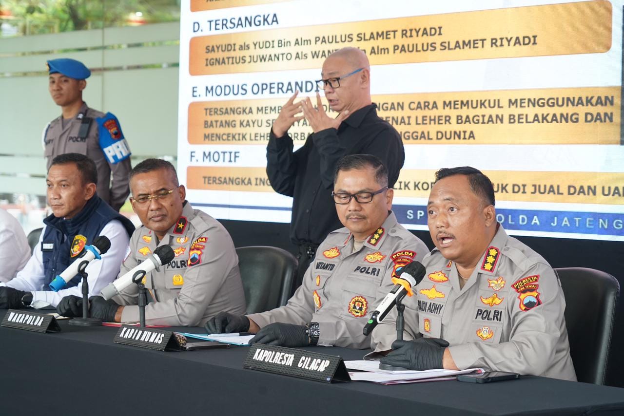 Motif Pembunuhan Pengacara di Cilacap Terungkap, Pelaku Incar Mobil Korban