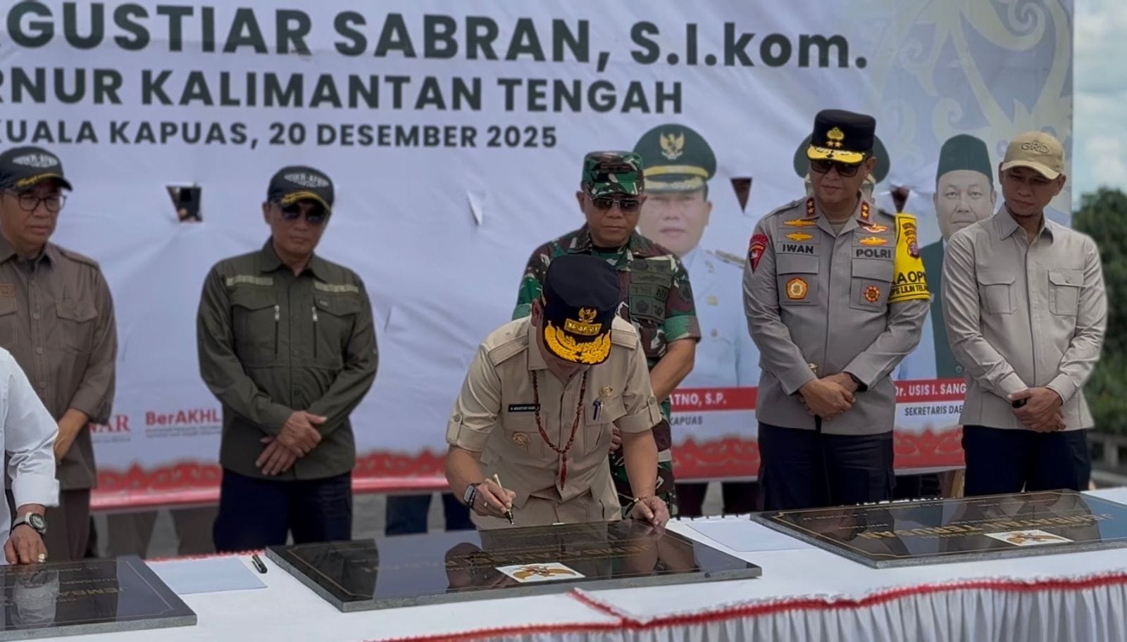 Peresmian Jembatan Sei Asem dan Terusan di Kapuas, Kapolda Kalteng Dorong Pemerataan Pembangunan