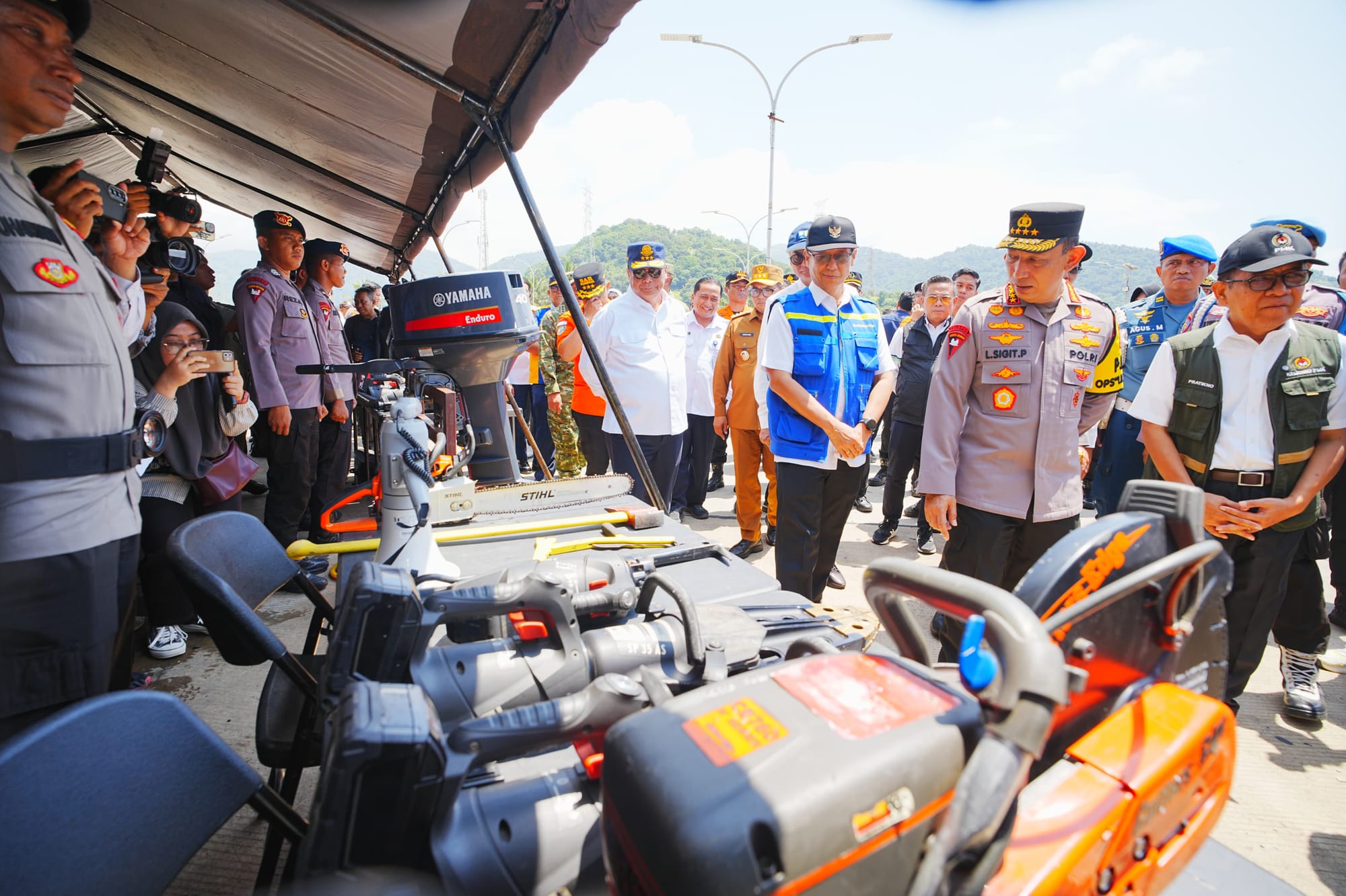 Dari Merak, Kapolri Ungkap Instruksi Presiden untuk Tingkatkan Pelayanan dan Kesiapsiagaan Bencana