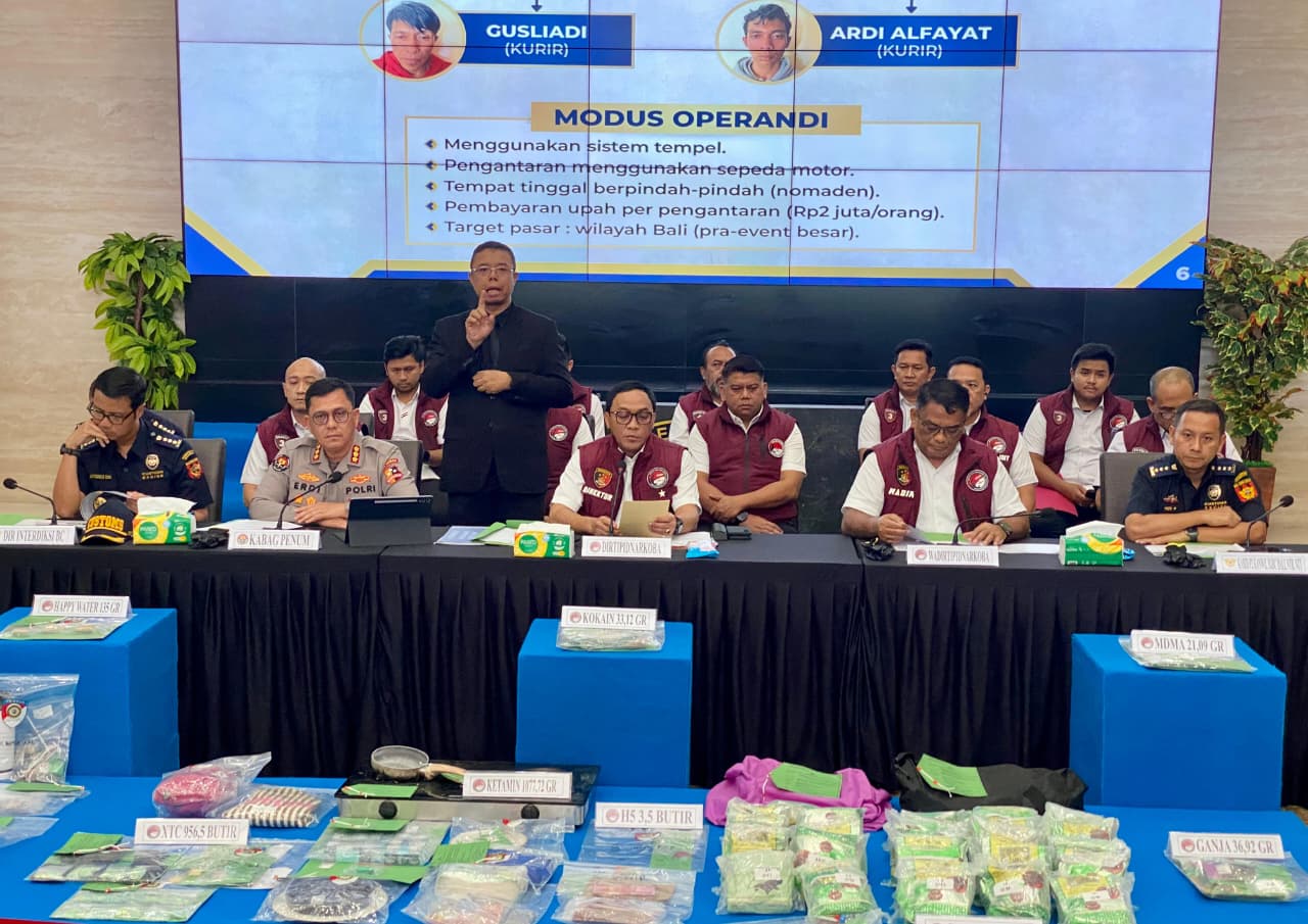 Jelang DWP 2025 Bali, Bareskrim Polri Gagalkan Peredaran Narkoba dan Amankan 17 Tersangka