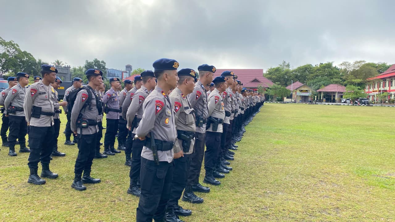 Polda Kalteng Kirim 350 Personel BKO, Perkuat Pengamanan Haul ke-21 Guru Sekumpul di Martapura