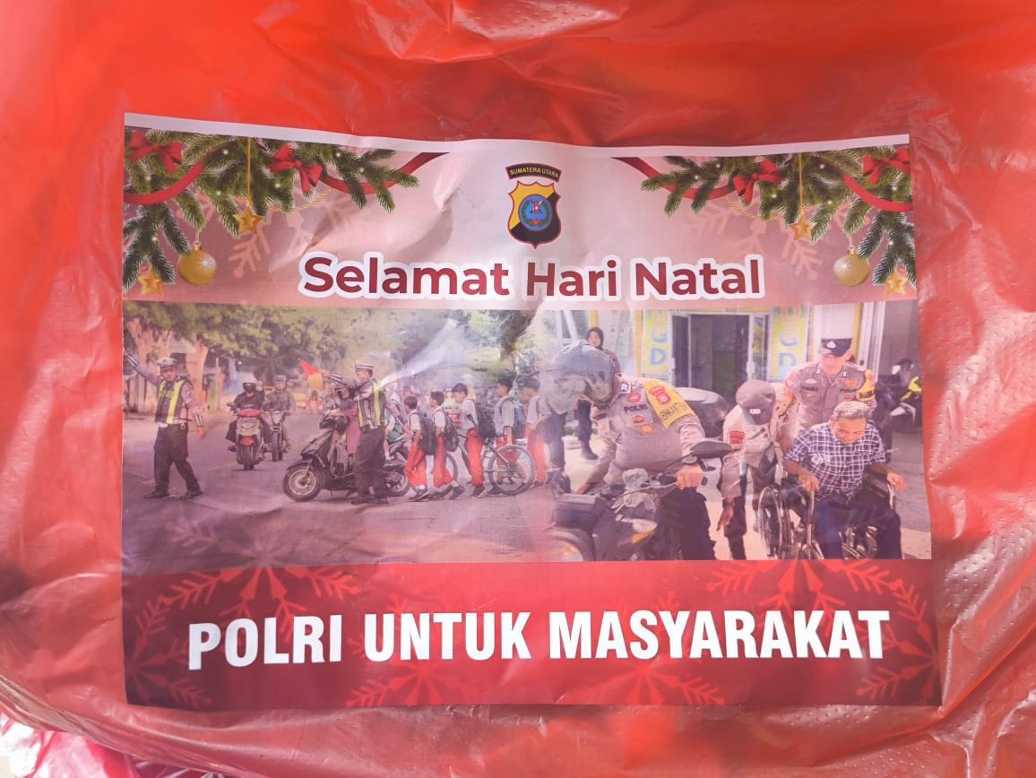 Dukung Kegiatan Sosial Natal, Mabes Polri Bantu 800 Paket Bingkisan untuk Polres Sibolga dan Tapteng