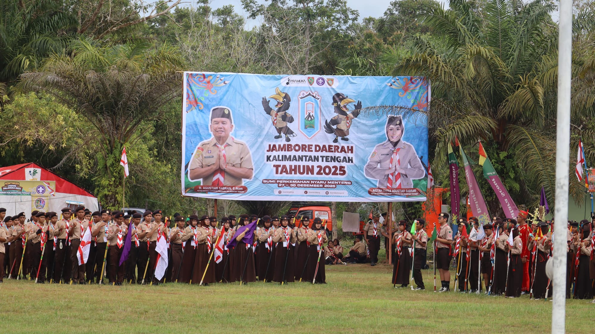 Kapolda Kalteng Hadiri Pembukaan Jambore Daerah Pramuka 2025