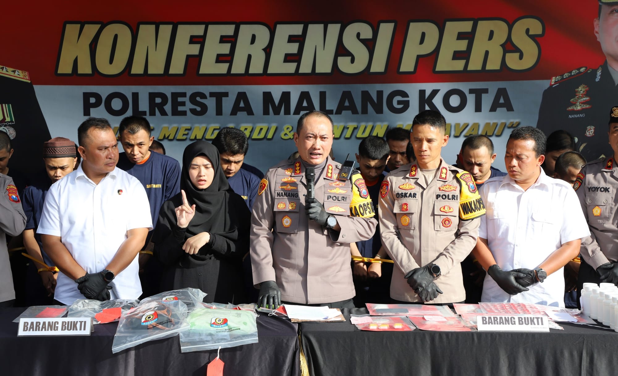 Laporan Akhir Tahun Polresta: Malang Kini Kota yang Lebih Aman