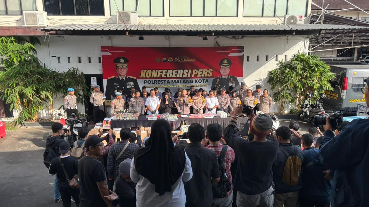 Polresta Malang Kota Tegaskan Keamanan Kota Semakin Terjaga