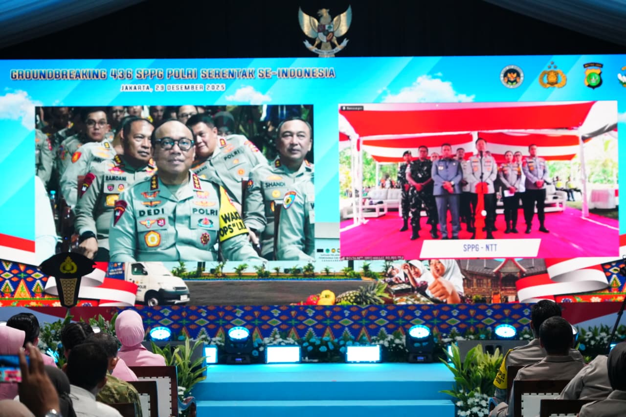 Polri Groundbreaking 436 SPPG Serentak, Tegaskan Komitmen Dukung Program Gizi Nasional