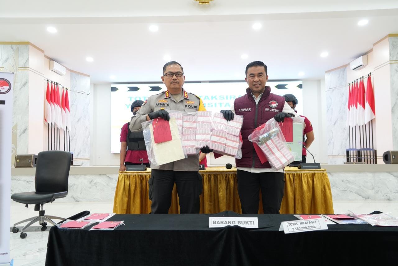 Bongkar TPPU Jaringan Sabu, Ditresnarkoba Polda Jateng Sita Aset Miliaran
