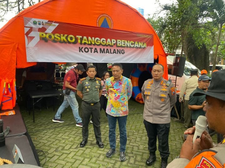 Posko Tanggap Bencana di Malang Siaga 24 Jam Hadapi Potensi Banjir