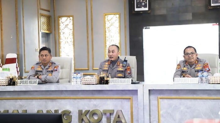 Kapolresta Pimpin Rakor Ops Lilin Malang Raya, Fokus Utama Keselamatan Warga