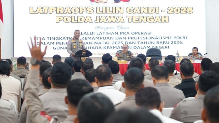 Gelar Latihan Ops Lilin Candi, Polda Jateng Siap Beri Rasa Aman Saat Nataru