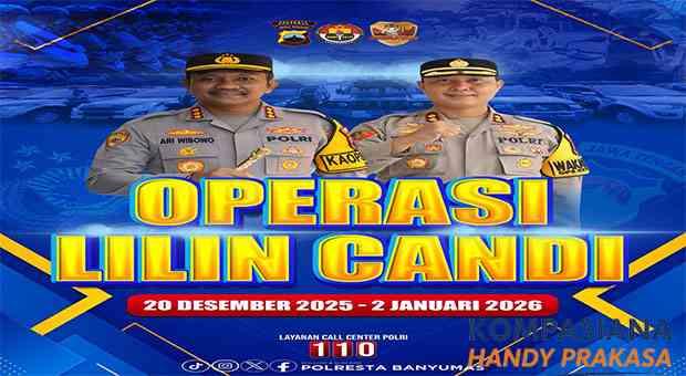 Natal dan Tahun Baru Aman di Banyumas, Polresta Gelar Operasi Lilin Candi 2025