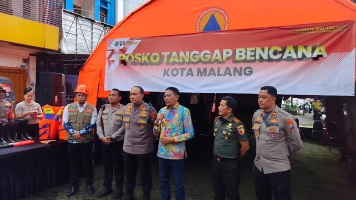 Polresta Malang Kota Kerahkan 48 Personel di Posko Tanggap Bencana