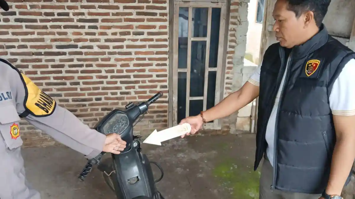 Tepergok Bongkar Kunci Motor Tetangga Desa, Pemuda Tlogowungu Pati Diamankan Polisi