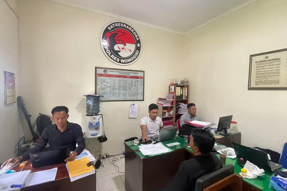 Polres Wonogiri Tangkap Pengedar Sabu di Kedunggupit Sidoharjo