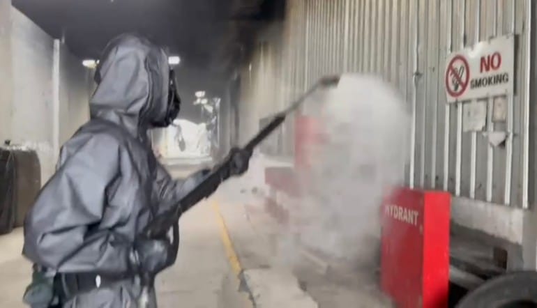 Kebakaran Pabrik di Jepara, Tim KBRN Brimob Polda Jateng Diterjunkan Lakukan Penanganan