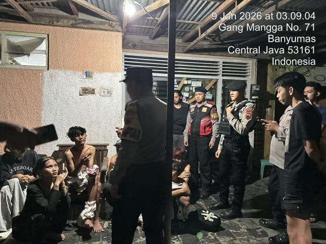 Bubarkan Tawuran Dini Hari, Polisi Banyumas Amankan 12 Orang di Purwokerto